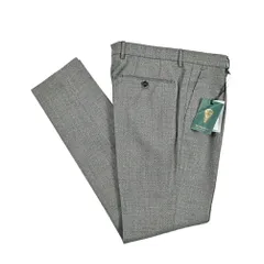 未使用に近い　ベルウィッチ　ポケット　サマーウール　トラウザーズ　46 未使用に近い ベルウィッチ ポケット サマーウール トラウザーズ 46