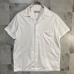 日本製 COLINA コリーナ オープンカラーシャツ ホワイト S