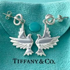 ☆美品☆【ティファニー】オリーブリーフ クライマー ピアス 2735 