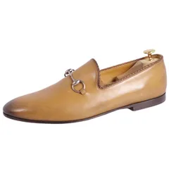 未使用 グッチ GUCCI ローファー ホースビット レザーシューズ 革靴 メン