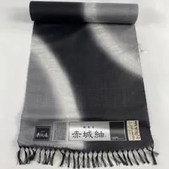 5616△櫛引織 絲季織 未着三点セット お洒落呉服 定価48 レディース