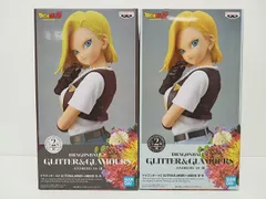 バンプレスト DRAGONBALL ZドラゴンボールZ GLITTER ＆ GLAMOURS 人造人間18号 Ⅲ フィギュア 未開封 全2種 2点セット [M-4812]