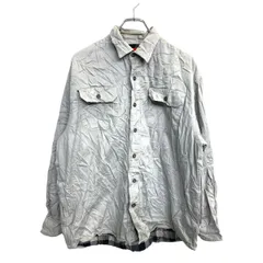 Wrangler ワークシャツ Lサイズくらい ラングラー グレー 古着卸 アメリカ仕入 t2411-3052のサムネイル