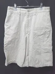 ◇ ⊂ EDWIN エドウィン コットン100％ ハーフ パンツ サイズ30 ライトベージュ メンズ E  【1506250006933】