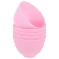 【特価商品】5個 WOFASHPURET 美容面膜 美容 面膜碗 硅面碗 零食碗アン ケアミキシングボウル 化粧用スパチュ 供給 DIYツール ファン DIYフェイスボウル