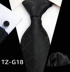 ネクタイ ポケットチーフ　カフスボタン　3点セット　結婚式 イベント パーティー ダンスパーティー 卒業式 入学式 入社式　チェック　格子　ストライプ　ブラック色　黒色　メンズネクタイ　チーフ　ハンカチ　カフス　３点　セット