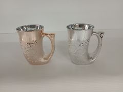 シルバー　ゴールド  ビアジョッキ【中古品】