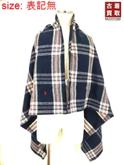 ラルフローレン RALPH LAUREN ポニー刺繍 チェック柄 ブランケットのサムネイル