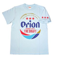正規品 オリオンビール Tシャツ ブルー 半袖 S M L XL
