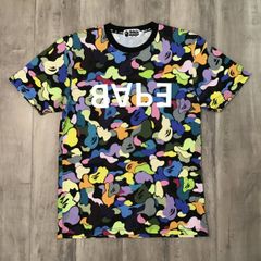 Multi camo BAPE LOGO Tシャツ Mサイズ a bathing ape エイプ ベイプ アベイシングエイプ 迷彩 マルチカモ