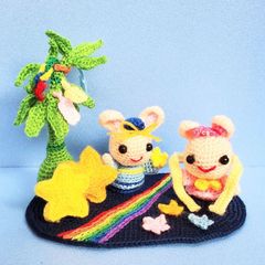みっちゃん様 あみぐるみ 七夕 織姫彦星バージョン おぼつかなく