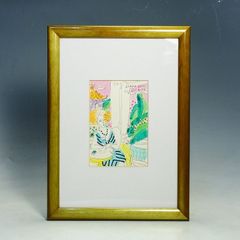 橋本シャーン 原画 スケッチ はがきサイズ バリ島