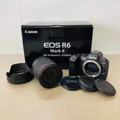 美品　Canon  EOS R6 Mark II   RF 24-105mm F4 L IS USM レンズキットシャッター回数5,000枚以下　C2805　100サイズ発送