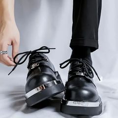 ADCDAVINCI Platform Derby Shoes Black - メルカリ