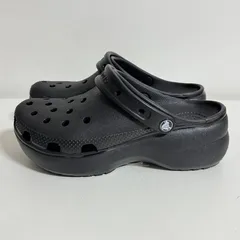 Crocs Classic Platform Clog クロックス サンダル 男女兼用 シューズ クロックス 厚底4.1cm ビーチサンダル コンフォートサンダル ブラック