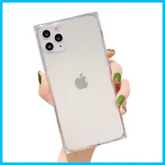 【新着商品】ケースクリア 用 耐衝撃 全透明 薄型 軽量 アイフォン13 pro 12 Pro 用 ケース 保護カバー iphone14 かわいい 韓国 おしゃれ 落下防止 シリコーン スクエア (for iphone 14 pro Transparent)