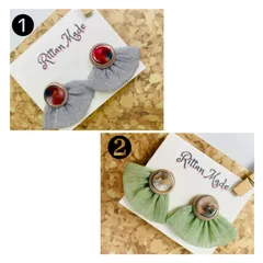 【No.104】ハンドメイドピアス 上品