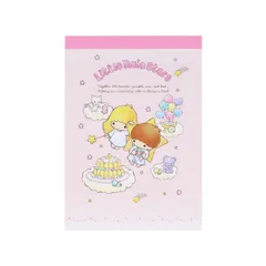 【メール便】リトルツインスターズ メモ帳 メモミニ ミニミニメモ レトロ サンリオ サンスター文具 メモパッド 伝言 キャラクター グッズ 