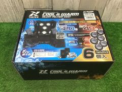 送料無料！【未使用品】●TULTEX　アイトス 温冷ペルチェ6点式ベスト AZ-8155-010-F ブラック 1式●アクトツール富山店●レのサムネイル