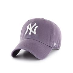 【新品・未使用】'47 6PANEL CAP (Yankees CLEAN UP) PURPLE フォーティーセブン 6パネルキャップ (ヤンキース クリーンアップ) パープル