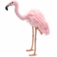 HANSA ピンクフラミンゴ38 H38(cm) 5680 ぬいぐるみ ハンサ クリスマス 誕生日 プレゼント 動物 犬 猫 鳥 うさぎ ペンギン アニマル 置物 人形 フィギュア KOESEN ケーセン 大きい マスコット 実物大 大型