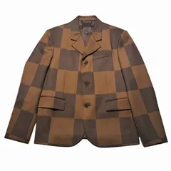 【極美品】LOUIS VUITTONブラウン テーラードジャケット 46 極美品】LOUIS VUITTONブラウン テーラードジャケット 46 - メルカリ