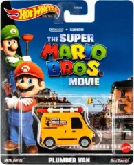 【中古】ミニカー 1/64 プラマー・バン 「ザ・スーパーマリオブラザーズ・ムービー」 Hot Wheels レトロエンターテイメント [HKC19]