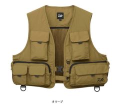 ダイワ◇フィッシングベスト DV-3425(オリーブ)(M/L/XL)