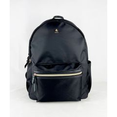 美品】ロベルタディカメリーノ ナイロン×レザー リュック ネイビー R