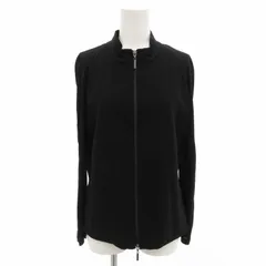 Sマックスマーラ 'S Max Mara ジップアップブルゾン ジャケット 切替 ストレッチ有 L 黒 ブラック /FF 0903のサムネイル
