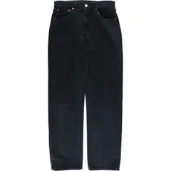 古着 リーバイス Levi's リーバイス501 ユーロモデル ブラックデニム ストレートデニムパンツ メンズw32相当/eaa471933