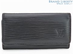 【美品】ルイヴィトン　LOUIS VUITTON　エピ　ミュルティクレ4　4連キーケース　キーリング　キーホルダー　ノワール ブラック　M63822