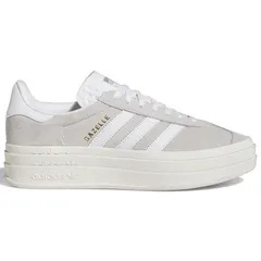[アディダス] ガゼルボールド W GAZELLE BOLD グレーツー/フットウェアホワイト/コアホワイト HQ6893 日本国内正規品 23.5cm [グレーツー/フットウェアホワイト/コアホワイト] [23.5 cm]
