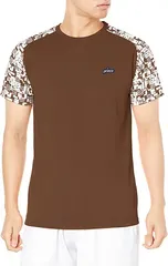 【新品】prince（プリンス）吸汗速乾 UPF50+ 半袖 Tシャツ メンズ テニス バドミントン ゲームシャツ チョコレート MF2023-064