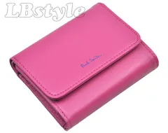 ポールスミス　財布　レディース　paulsmith　サイフ　　レディース　ポール・スミス　カラフルクラシック牛革　レディース　三つ折り財布　ポールスミス