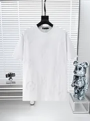 【今日特価】Louis Vuitton/LV ルイヴィトン 25SS 刺繍ロゴ ショートスリーブ T シャツ