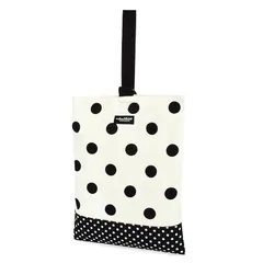 COLORFUL CANDY STYLE シューズケース(リバーシブル) polka dot large(twill・white) 上履き入れ 入園グッズ 小学校入学準備 上履き袋 N3155410 1のサムネイル