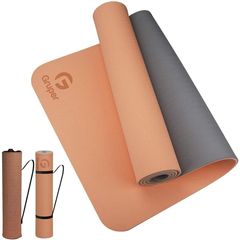 Gruper ヨガマット 6mm 8mm エクササイズマット フィットネスマット トレーニングマットTPEリング保護素材 軽量 耐久性 肌に優しい 両