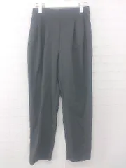 ◇ COMME CA ISM ウエストゴム フォーマル オフィス系 テーパードパンツ サイズ9 ダークグレー レディース E  【1306050037928】