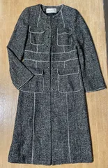 ETRO ネイビーロングコート モヘヤ　新品未使用♡ ETRO ネイビーロングコート モヘヤ 新品未使用♡ - メルカリ