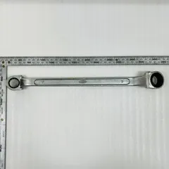 MCC(松阪鉄工所) ラチェットレンチ 17×19 正逆プッシュピン切替式 ピン式 メガネレンチ CR-MO 両口MCCレンチ 大工道具 金槌 ＯＨ　鉄工・建築・土木作業のサムネイル