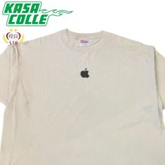 Apple Logo Vintage  アップル ロゴ ヴィンテージ グレーTシャツ