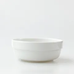 【新品】【1点販売】Saturnia[サタルニア] スタックボウル 18cm [深皿 磁器 ホワイト スタッキング 1250ml シンプル イタリア製 業務用食器]のサムネイル