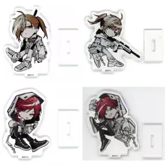 【中古】アクリルスタンド・アクリルパネル 全4種セット ミニアクスタ 「バーチャルYouTuber にじさんじ NIJISANJI Clutch Mode Type：Kanae ＆ Lauren」 にじさんじオフィシャルストア対象商品購入特典