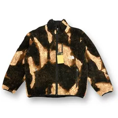 国内正規 Supreme 21AW The North Face Bleached Denim Print Fleece Jacket コラボ ノースフェイス ブリーチデニム ボア フリースジャケット シュプリーム XL 61982Aのサムネイル
