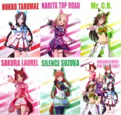 【中古】クリアファイル 全6種セット オリジナルA4クリアファイル 「ウマ娘 プリティーダービー×明治×ファミリーマート キャンペーン」 対象商品購入特典