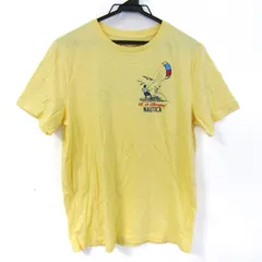 ノーティカ 半袖Ｔシャツ トップス グラフィックT バックロゴ コットン メンズ Sサイズ 黄×紺×赤 NAUTICA 【中古】