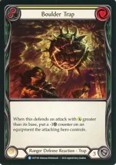 【中古】Flesh and Blood OUT106[R]：(Rainbow Foil)Boulder Trap