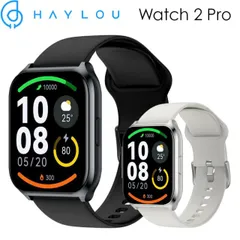 2024 新型 Haylou Watch 2 Pro スマートウォッチ 日本語対応 iPhone & Android対応 【Xiaomi開発グループ発 2024年モデル】 大きい 画面 1.85インチ 健康モニタリング 睡眠管理 運動 トレーニング 歩数 血中