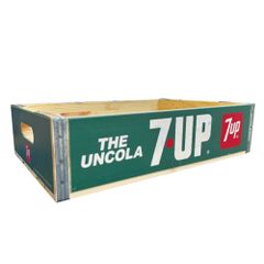 7UP セブンアップ ウッドボックス ［7UP-1］ WOOD CRATE ドリンクケース 木箱 ヴィンテージ 復刻 インテリア ガレージ アメリカン雑貨 アメ雑